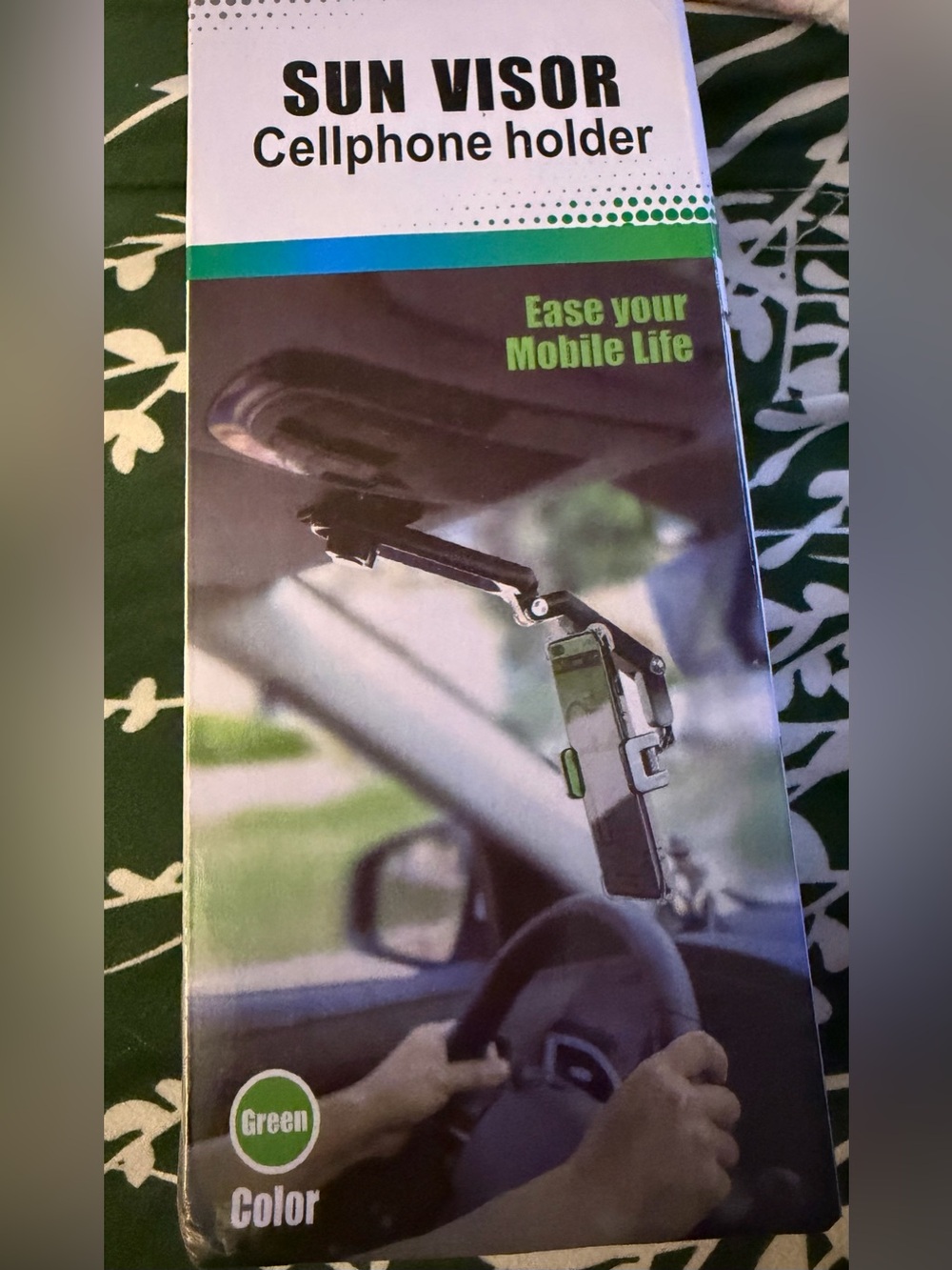 Universal Car Cellphone Holder Mount - Green